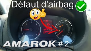 ✅ Défaut d’Airbag et capteur d’angle de braquage AMAROK Ep 2 [upl. by Eigriv259]