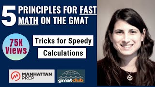 GMAT Club Live 5 Principles for Fast Math on the GMAT [upl. by Ahsyla920]