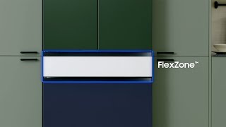 Change the temperature with the FlexZone™ Drawer Bespoke French Door Refrigerator  Samsung [upl. by Peirsen]