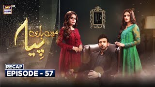 Mein Hari Piya  Episode 57  RECAP  ARY Digital [upl. by Ettegroeg]