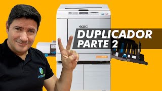 Duplicador digital Riso SF 5130  PARTE 02 [upl. by Iveksarap]