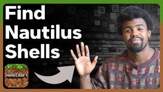 How to Find Nautilus Shells In Minecraft on the PS5 [upl. by Anjali]