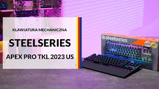 Klawiatura mechaniczna SteelSeries Apex Pro TKL 2023 US – dane techniczne – RTV EURO AGD [upl. by Alethea]