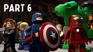 LEGO Marvels Avengers  Walkthrough Gameplay Part 6  Avengers Assemble [upl. by Stelle]