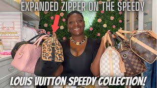 MY ENTIRE LOUIS VUITTON SPEEDY COLLECTION 🥳 2021 LOUIS VUITTON WILD AT HEART SPEEDY 25 BANDOULIERE [upl. by Ailama]