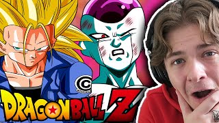 Dragon Ball NOOB Reacts to Trunks vs Frieza  Dragon Ball Z [upl. by Odraleba]