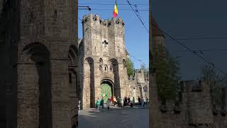 Ghent Belgium 🇧🇪 Gravensteen Castle Majestic Views amp Rich History [upl. by Gilba277]