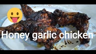 How to make Browned butter honey garlic chicken thighs  Honeygarlicthighs Roastedgarlicchicken [upl. by Weisberg]