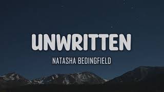 Natasha Bedingfield  Unwritten Lyrics [upl. by Karolina34]