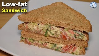 Healthy Sandwich Recipe  Weight Loss Recipes  Life with Amna [upl. by Neraj754]