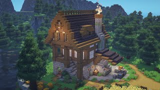 Minecraft  How to Build a Medieval Blacksmith  Weaponsmith House Tutorial LEGO Blacksmith [upl. by Yroger328]