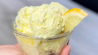 AVEC 4 CITRONS FAITES CETTE MAGNIFIQUE GLACE ULTRA RAFRAICHISSANTE 🍋 Sans sorbetière🍋Deli Cuisine [upl. by Hurd565]