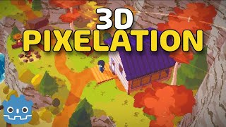 3D Pixelation  Godot 43 Tutorial [upl. by Eseeryt]