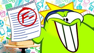 Om Nom Hikayeleri 💚 Ve yine okul zamanı 🎓️ Komik derleme ⭐ Super Toons TV Animasyon [upl. by Phail]