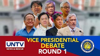 The First Vice Presidential Debate Comelec PiliPinas Debates 2022  March 20 2022 [upl. by Dnanidref]