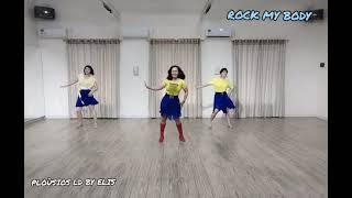 ROCK MY BODY  LOW INTERMEDIATE  CHOREO Nathalie LATERRIERE  DEMO PLOÙSIOS LD BY ELIS [upl. by Yaras]