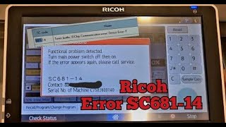 Photoconductor Units are not set correctly in Ricoh [upl. by Nickie827]