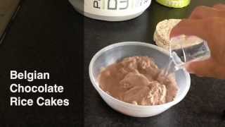 Belgian Chocolate Protein Rice Cakes Simple amp Easy [upl. by Kimon721]