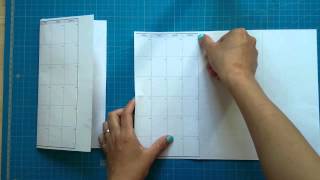 How to makeDIY the midori style calendar insert [upl. by Aramaj]