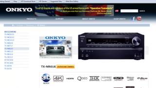 ONKYO  Firmware Update for the TXNR414 TXNR515 amp TXNR616 via USB [upl. by Sirromaj701]