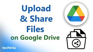 How To Upload amp Share Files On Google Drive [upl. by Nylemaj]