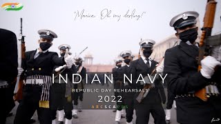 Monica  Indian Navy  Republic day 2022  4K Original [upl. by Quin]