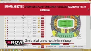 Prices for Chiefs tickets fluctuate due to weather [upl. by Gwendolin]