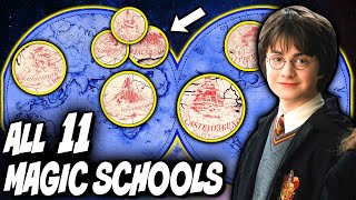 The History of Every MAGIC School in the Wizarding World All 11  Harry Potter Explained [upl. by Ruhtra]