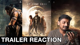 Kalki 2898 AD Trailer Reaction by UnniVlogs Prabhas Amitabh Bachchan Kamal Haasan DeepikaNagAshwin [upl. by Penhall]