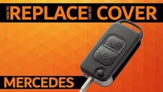 MERCEDES  How to replace car key cover [upl. by Hirz433]