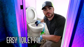 How To Fix TOILET Leaking At BASE PullRESET Universal EASY FAST [upl. by Musser]