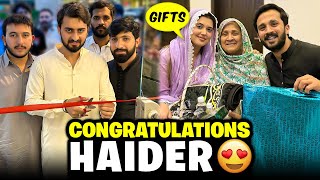 Congratulations Haider for New Beginning🤲🏻Gifts From Kanwal Zulqarnain🎁 [upl. by Jonis]