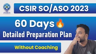 CSIR ASO 2023 Preparation Strategy I CutOff I Simplicrack [upl. by Notpmah312]