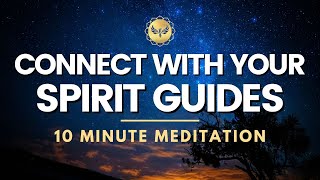 Connect with Your Angels and Spirit Guides A 10 Minute Guided Meditation with Michael Sandler [upl. by Anele]