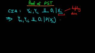 Propensity score theorem proof  part 1 [upl. by Artimed62]