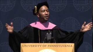 Penns 258th Commencement Ceremony  Commencement Speaker John Legend [upl. by Nitsruk415]