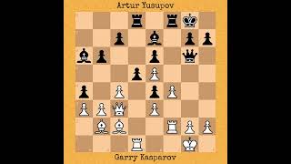 Garry Kasparov vs Artur Yusupov  URSch U20 1977 [upl. by Weinman884]