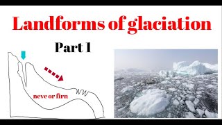 Geography Ch 6 Part 12 Landforms of glaciation [upl. by Susannah]