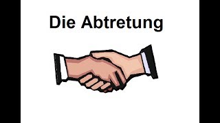 Die Abtretung § 398 BGB [upl. by Eillo843]