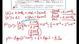 20 化学平衡⑧ 緩衝液問題演習 [upl. by Honeywell]