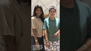 Sneha akka getting ready for varalakshmipooja with rajismehandi smilingqueen [upl. by Sesom]