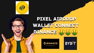 How to connect binance wallet in pixeltappixeltap airdroptelegram mining 🤑🤑 [upl. by Annaig]