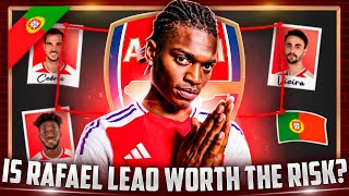 Rafael Leao IS OVERRATED but he could Transform Arsenals Frontline [upl. by Irami122]