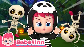 ☠️ Chumbala Cachumbala Bebefinn Skeleton DanceㅣEP142ㅣHalloween Songs for Kids [upl. by Koosis]