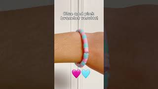 Blue and pink bracelet results🩷🩵 fypシ europe scandinavia bracelets blueandpink ✨ [upl. by Toback]