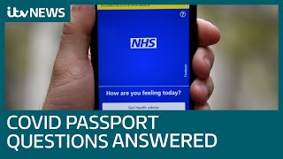 NHS Covid Pass How can I get a vaccine passport and which places will ask you for one  ITV News [upl. by Akessej962]