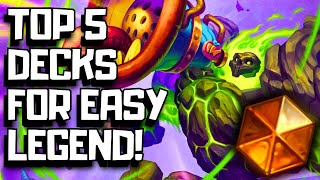 Best Hearthstone Decks After The Dr Boom Mini Set [upl. by Ecyal]