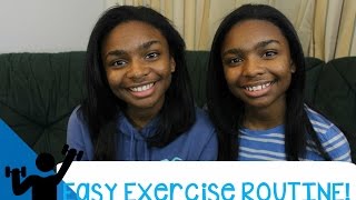 Easy Exercise amp Workout Routine  Deja amp DiV [upl. by Phineas]