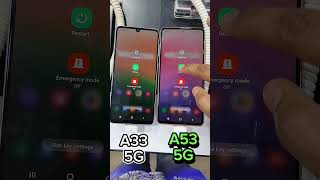 Samsung Galaxy A33 5G Vs Samsung Galaxy A53 5G Reboot Test Review [upl. by Nadine]