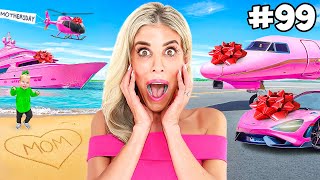 Surprising Wife with 100 Gifts for Mothers Day [upl. by Leod]